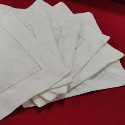 15x15cm Red Cotton Linen Cocktail Napkin For Hotel price