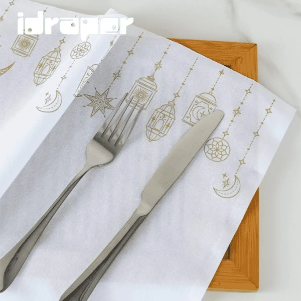 Discount Rose Gold Cloth Dinner Napkins